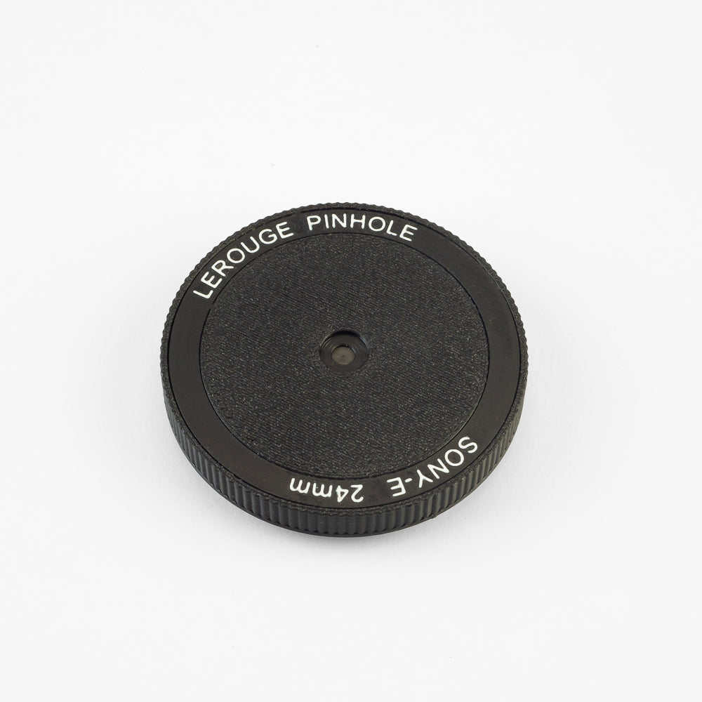 Pinhole body cap for Sony e-mount